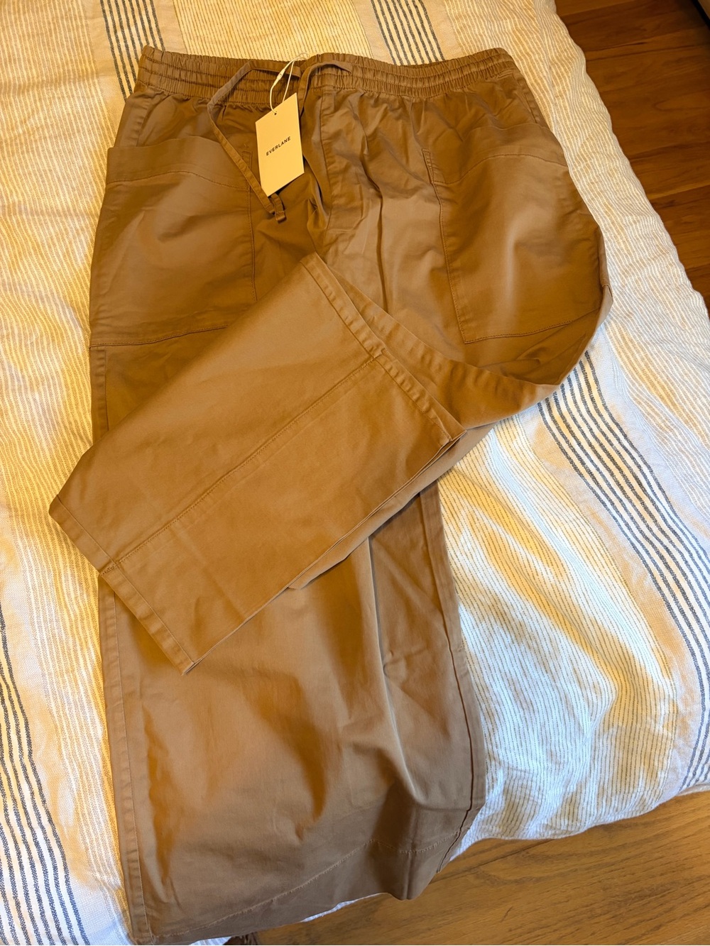 Everlane Easy Cargo Pant in Tiger Eye, Large (NWT)